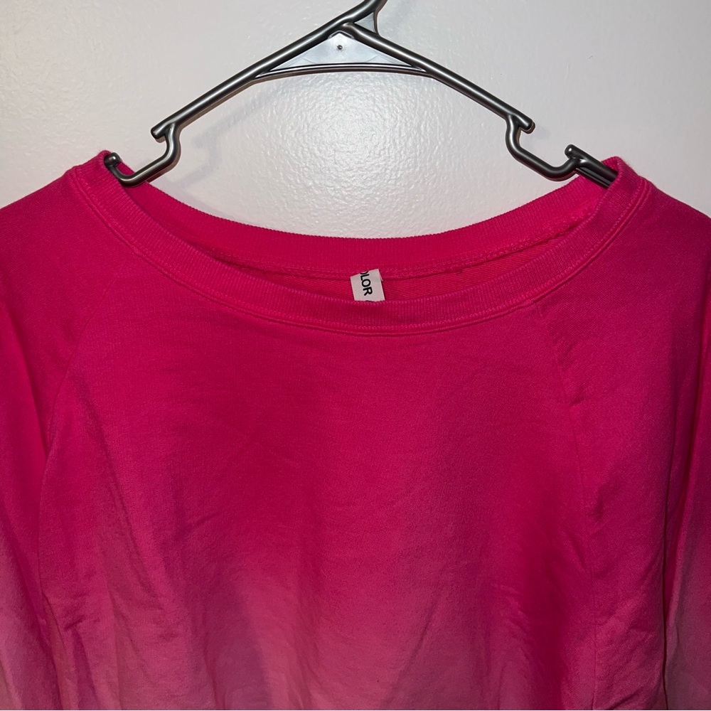 🍀4 for 25🍀 Color Alien | Pink Ombré Tie Dye Lounge Set - Picture 3 of 11